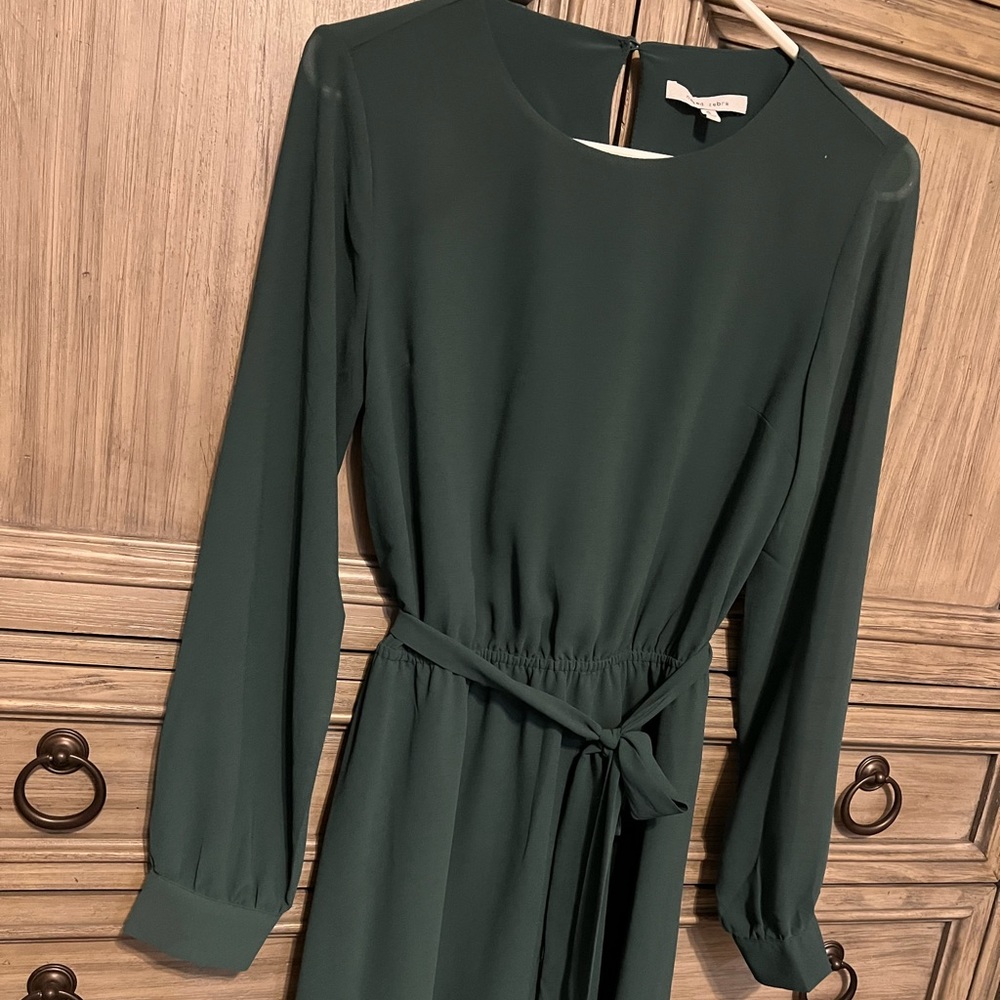 Hunter green dress